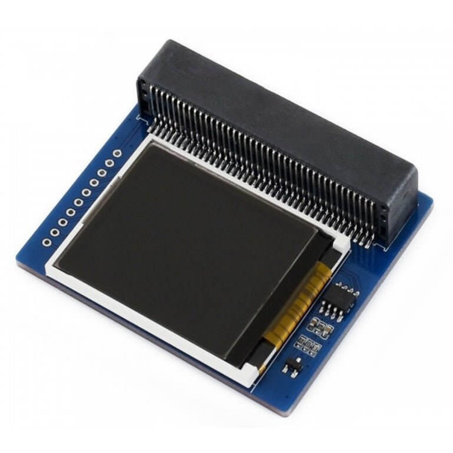 1.8-inch colorful display module for micro:bit with 160x128 resolution and pin connector.