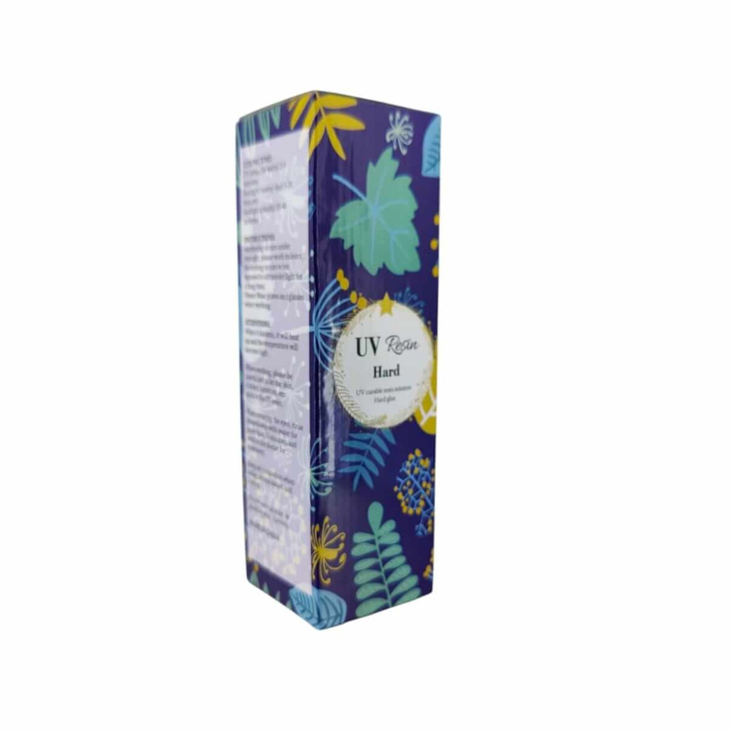 100G Hard UV Resin box with floral design for instant crafting and fast curing epoxy.