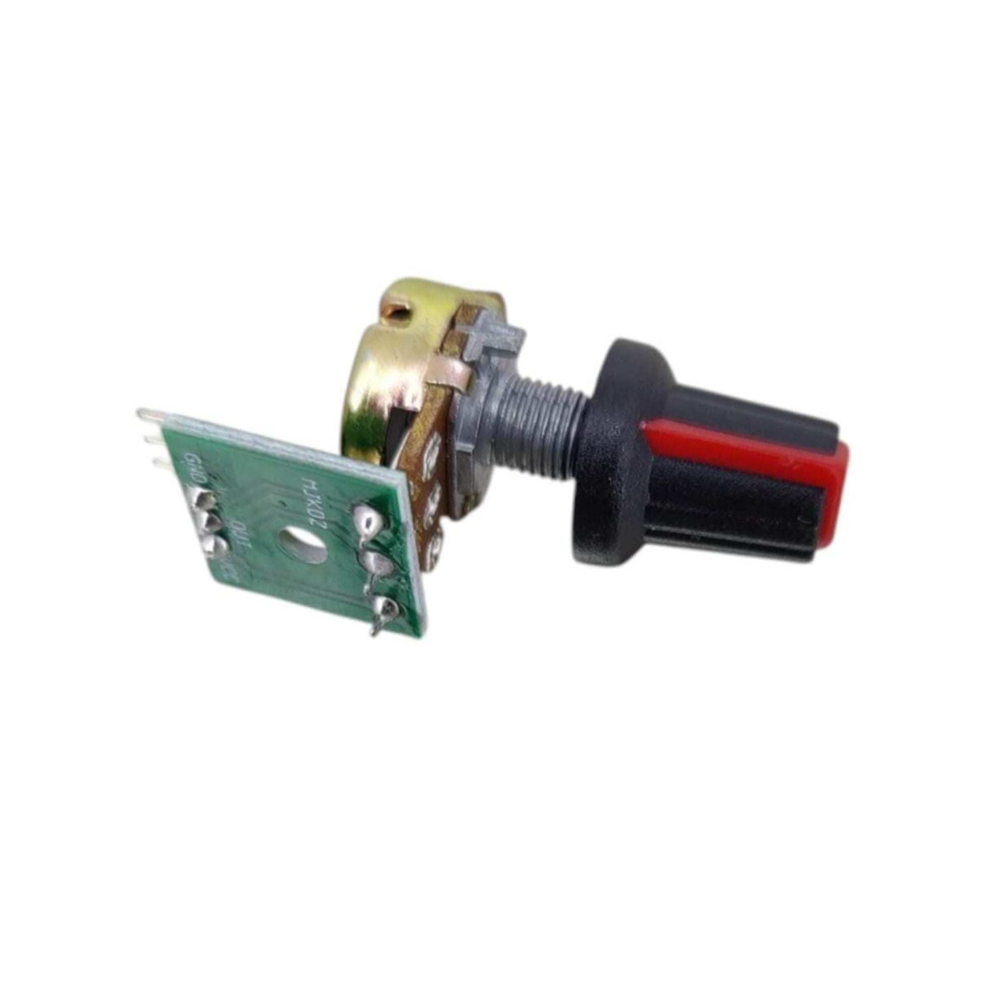 10k Adjustable Resistor Module with rotary potentiometer and circuit board for precise voltage adjustments.