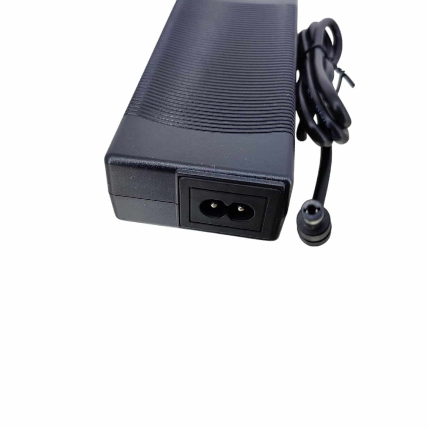 12.6V 5A smart lithium-ion battery charger for 3-series 18650 packs, featuring durable design and power connector.