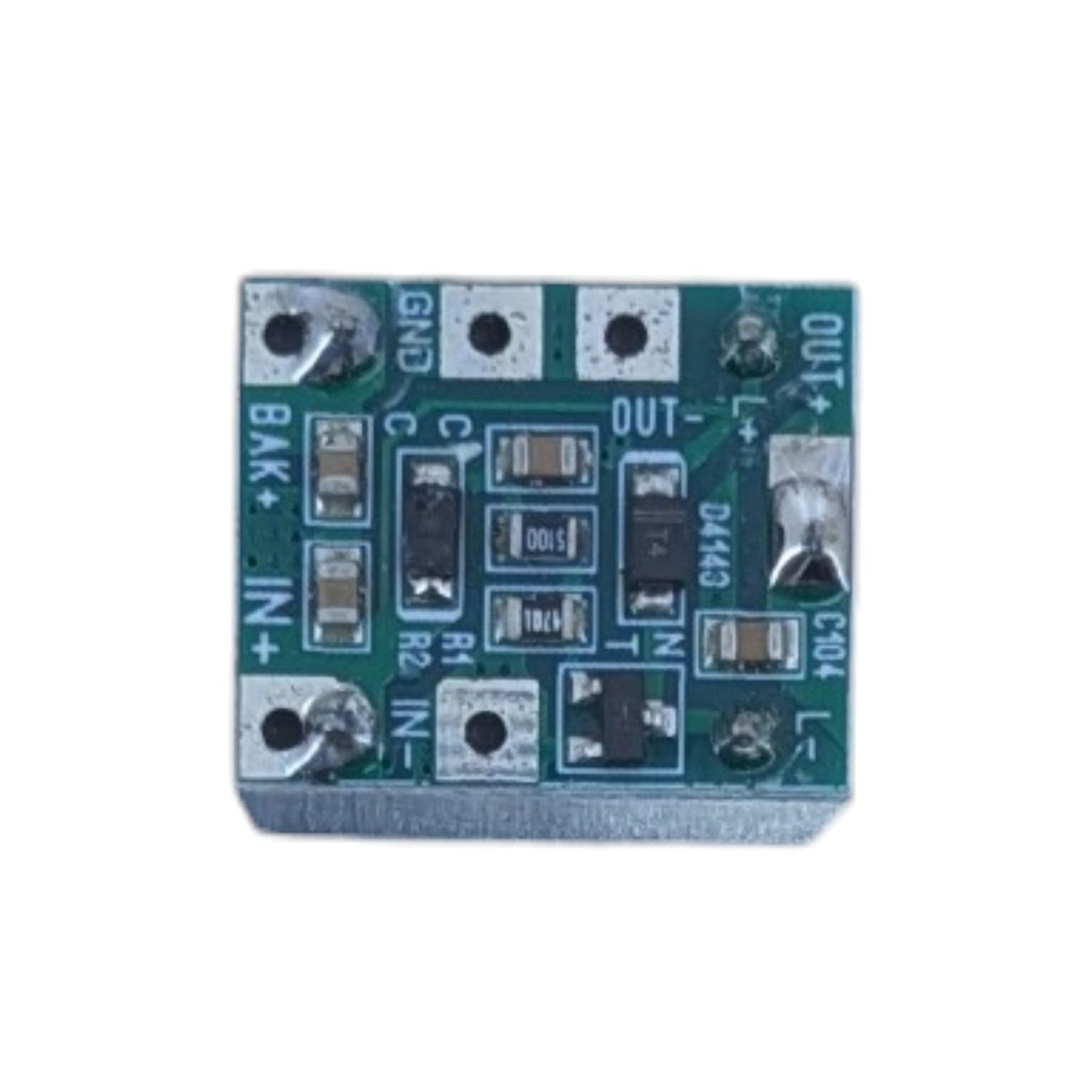 12V 電池備用切換器底部 PCB 視圖,焊點清晰,適合香港 DIY 創客使用。