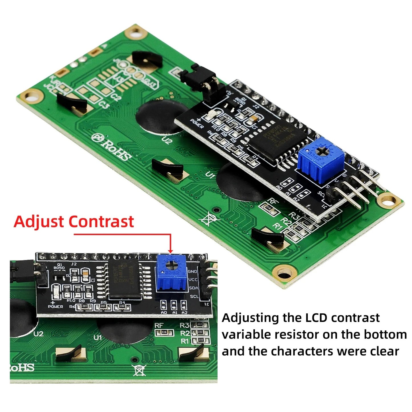 1602 LCD Module for Arduino – Blue Screen