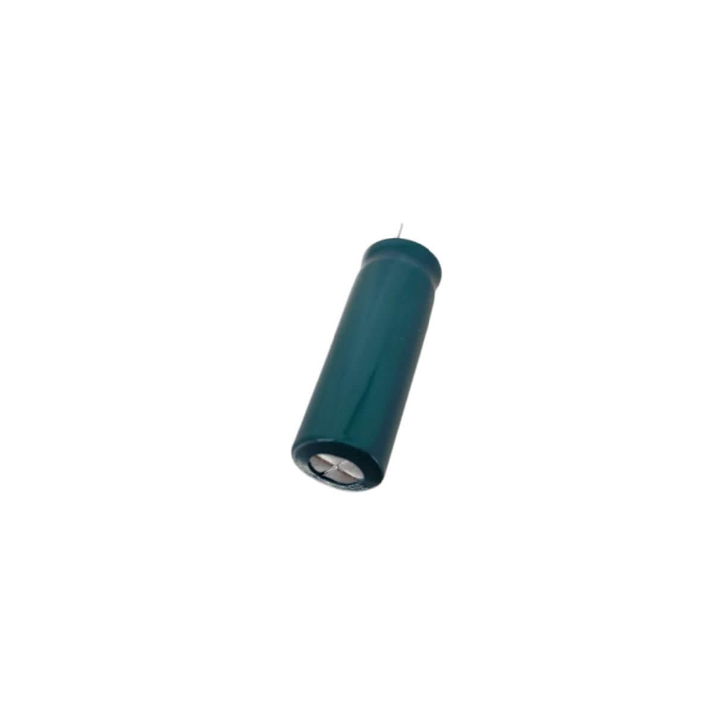 19F Lithium Ion Rechargeable 3.7V JN10400 Cell Capacitor in green cylindrical design, ideal for various electronic applications.