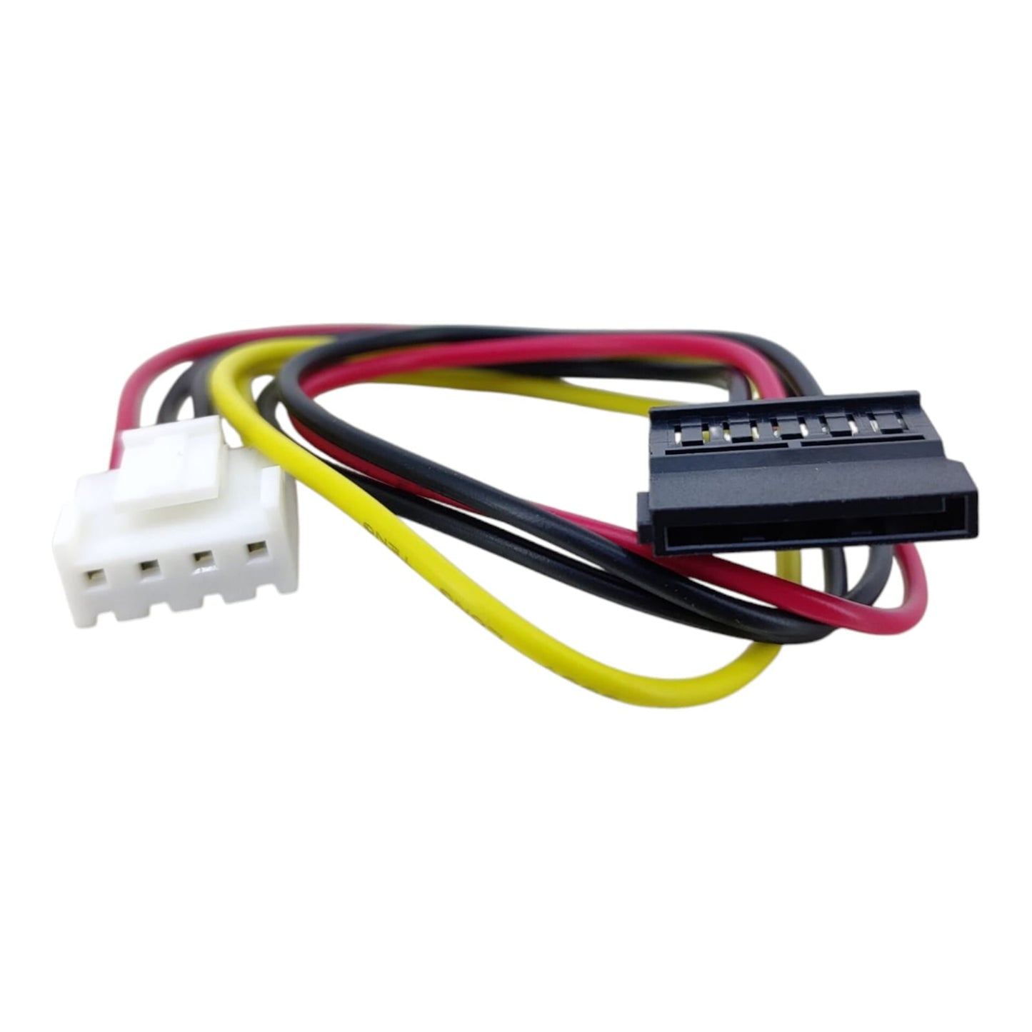 A 30cm 4-pin to 15-pin SATA power adapter cable for Dahua surveillance NVR hard drives.