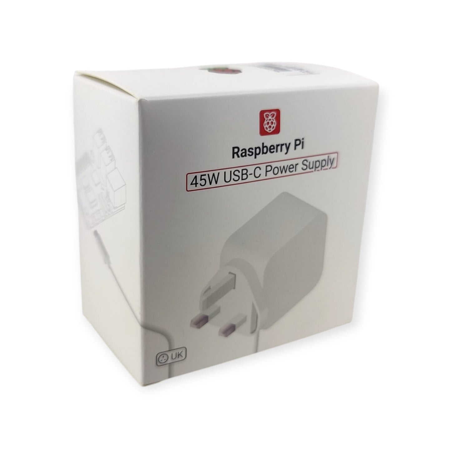 Raspberry Pi 官方 45W USB-C 電源供應器 (英規插頭)