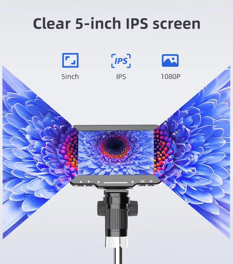 5 Inch Digital Microscope 1000x