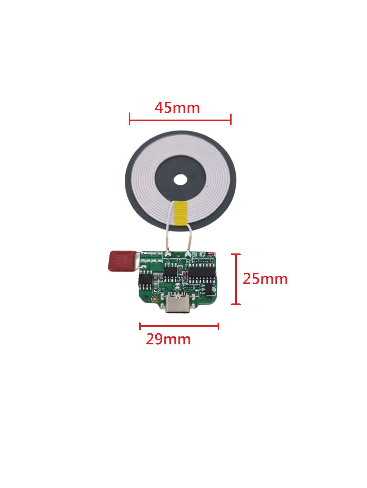 5V 2A 無線供電發射模組
