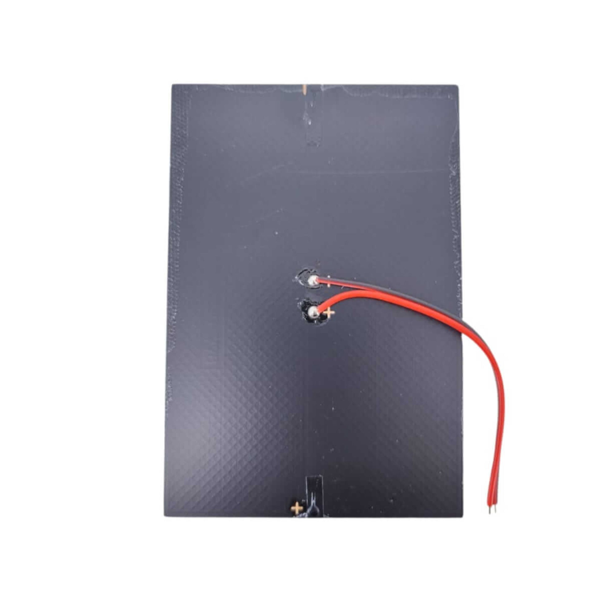 6V 2W solar panel with pre-soldered wires, compact size of 120x80mm for DIY charging projects.