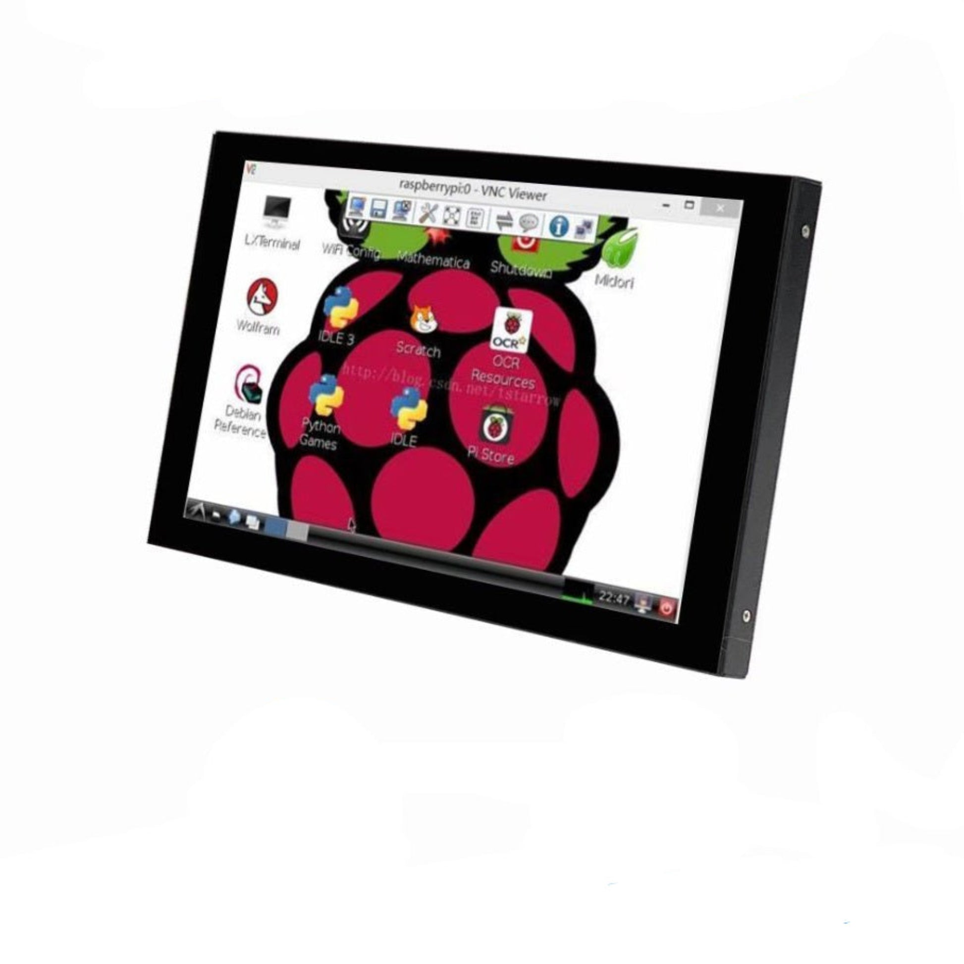 7 inch portable monitor with 1024x600 resolution, ideal for programming and DIY projects.