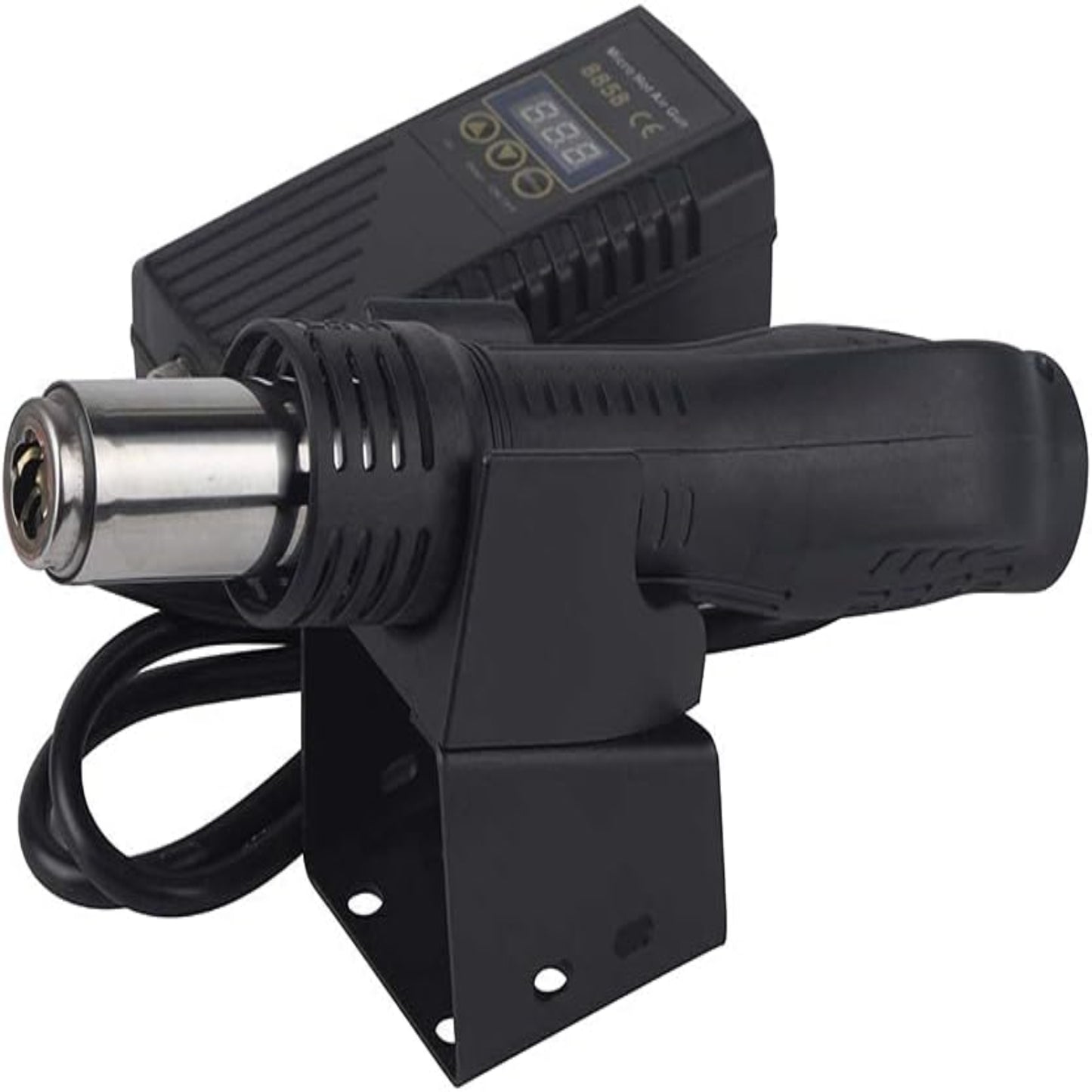 8858 700W Digital Hot Air Rework Station with handle and control unit for precision electronic repairs.