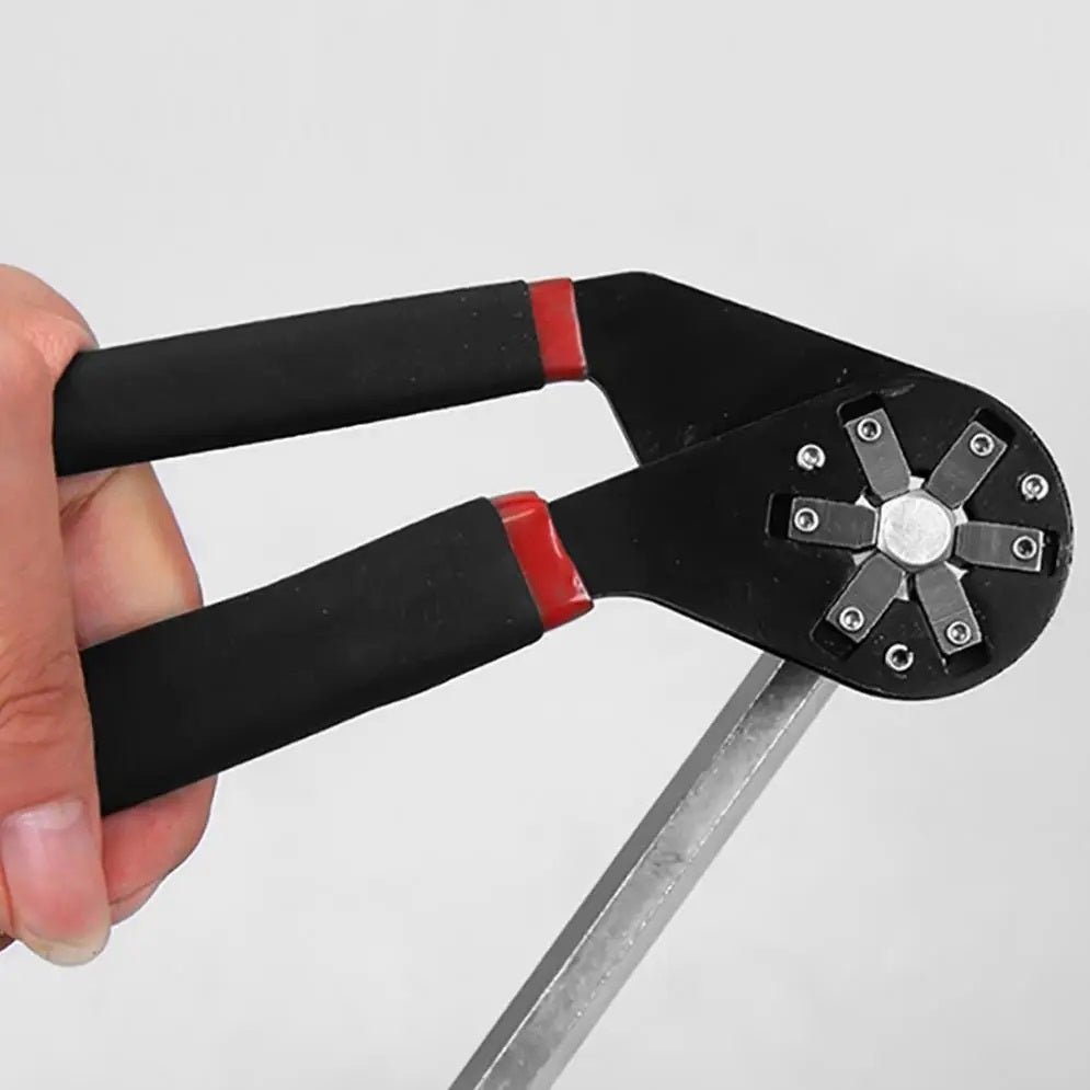 Close-up of an 8 inch hexagonal magic wrench with adjustable torque, demonstrating its multifunctional design for car repairs.