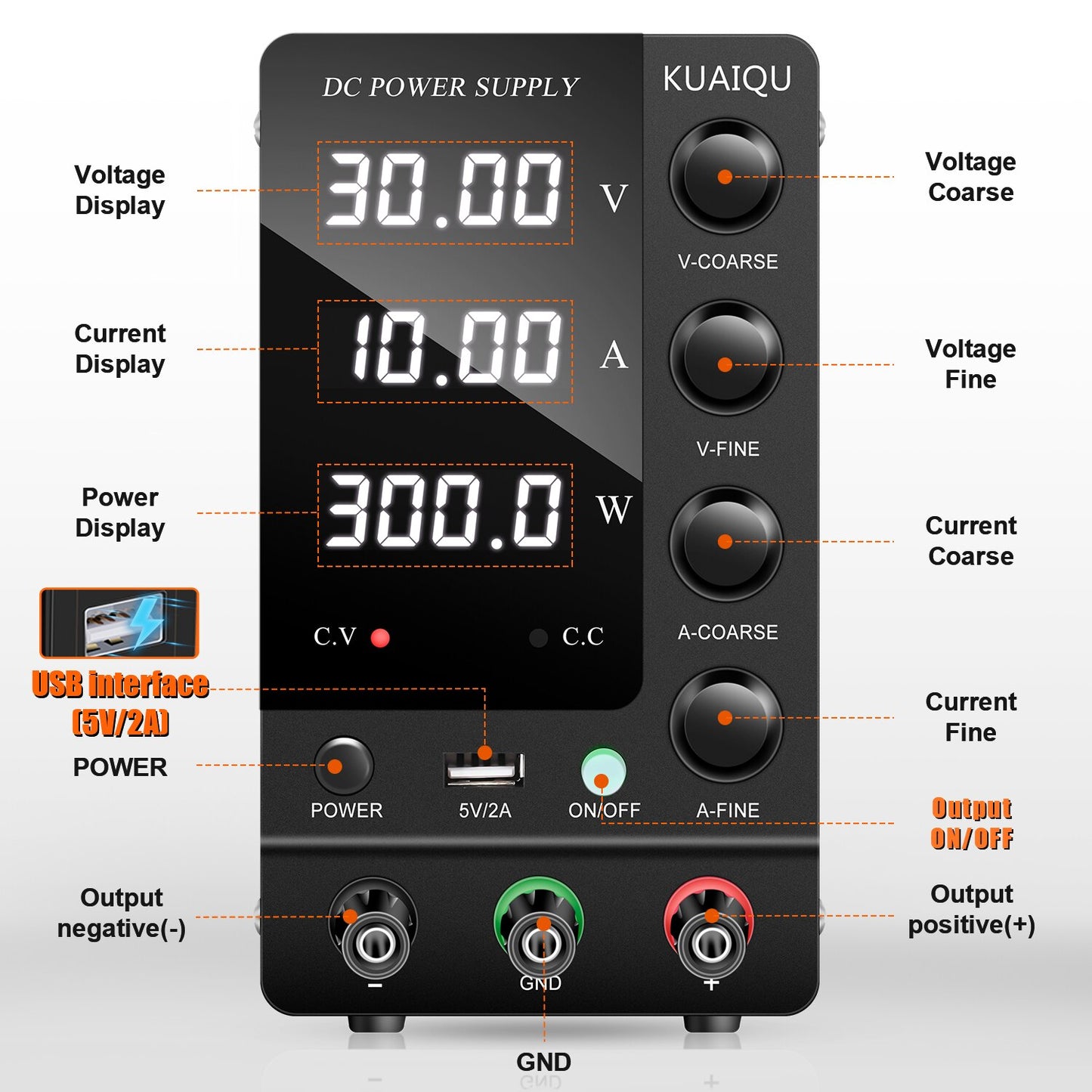 dc power supply 0-60v hk