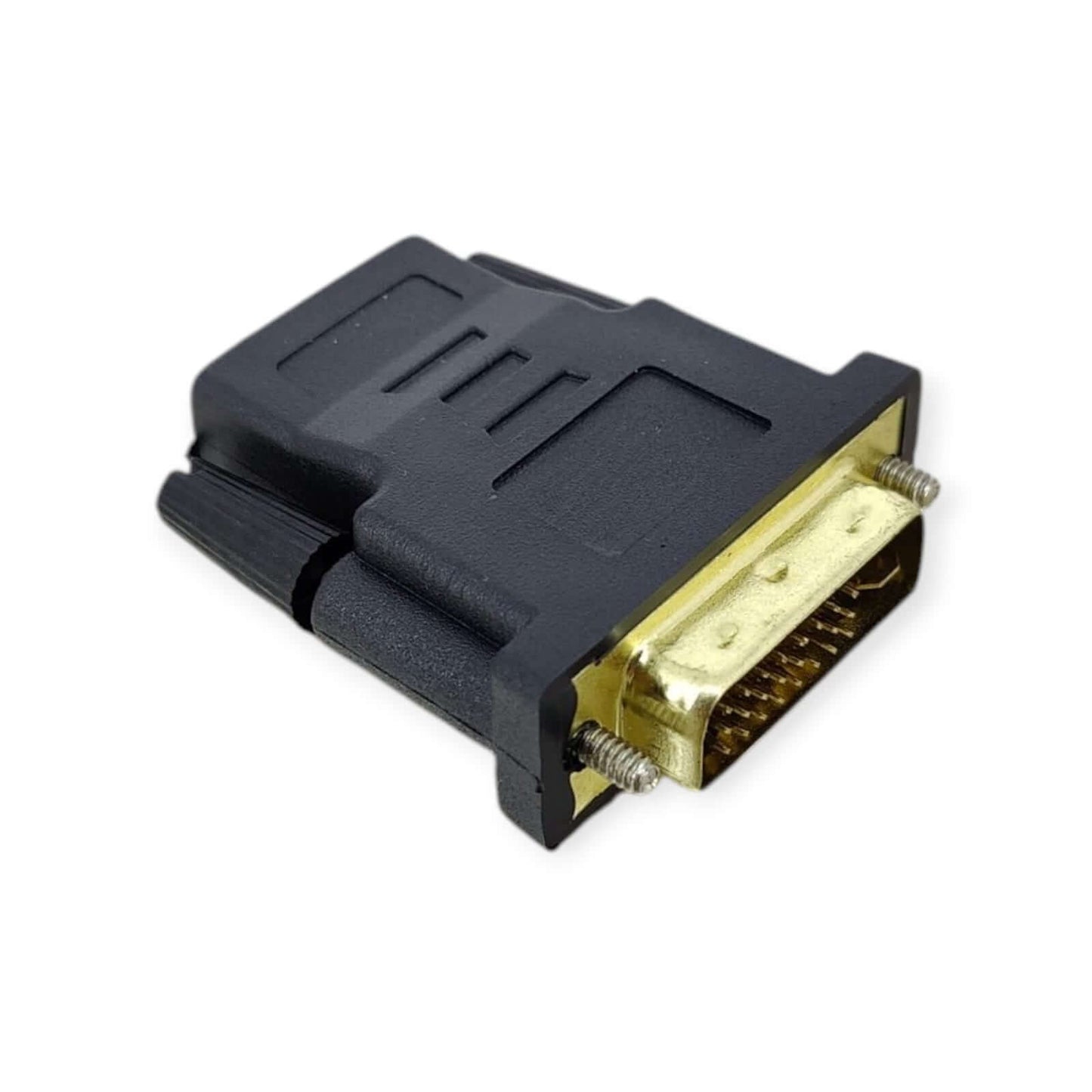 DVI 24+5 Male to HDMI Female adapter for clear 1080P video connectivity.