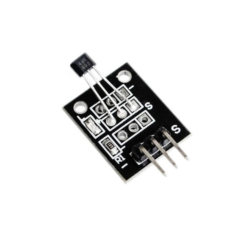 KY-003 Hall Magnetic Sensor Module for Arduino with A3144 sensor, ideal for DIY electronics projects.