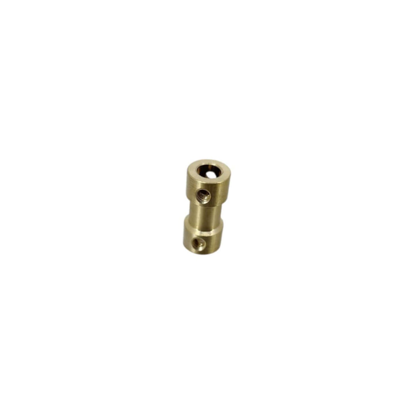 High-quality brass coupling with 5mm inner diameter for mechanical drive systems and easy installation.