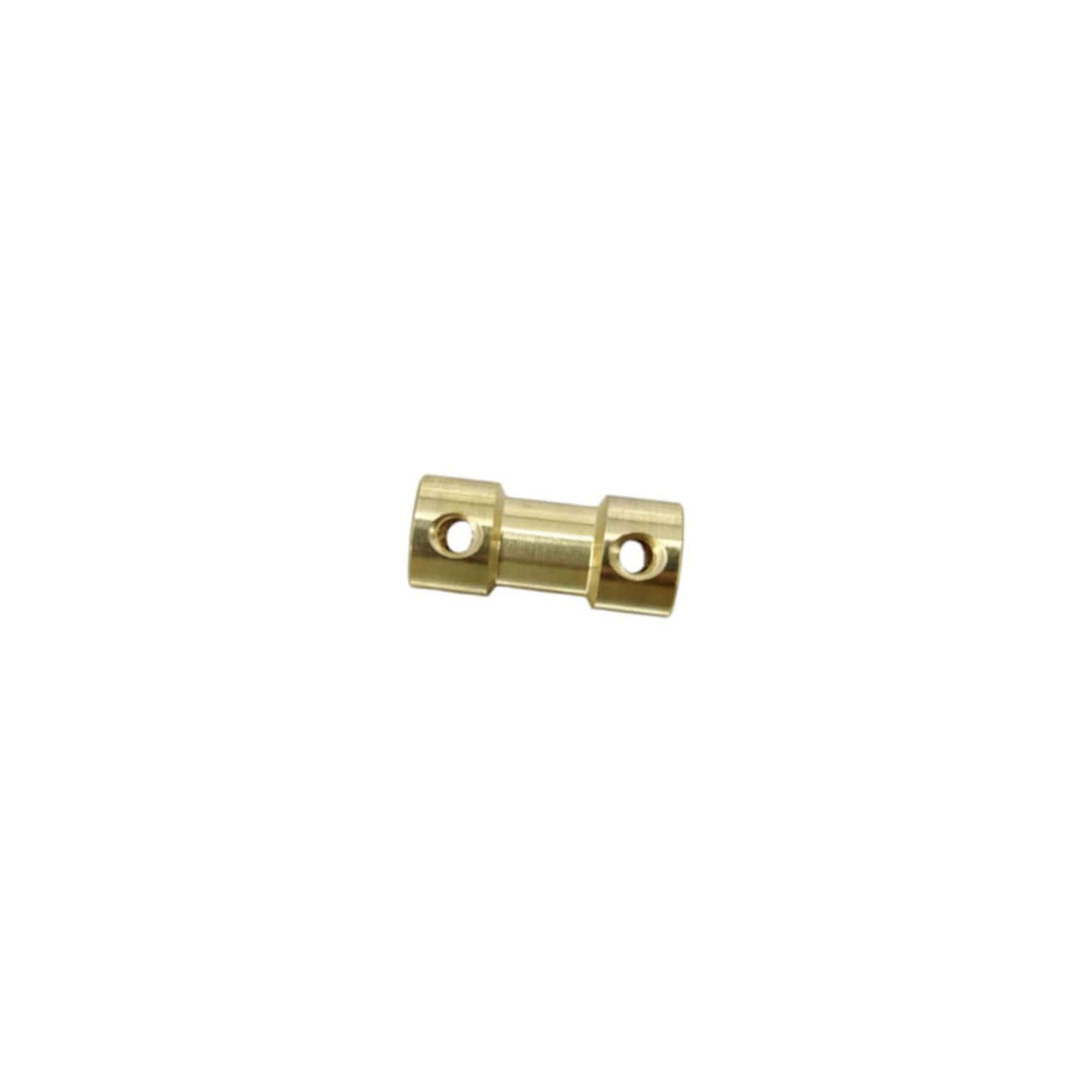 High-quality brass coupling with 5mm inner diameter, ideal for mechanical drive systems and DIY projects.