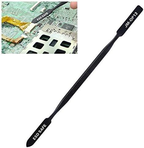 JM-OP13 Anti-static pry bar tool for mobile, laptop, and game pad disassembly, durable alloy steel, ESD safe.
