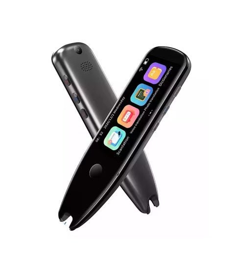 X5 Pro Smart Voice Scan Translator Pen with touchscreen and functions for multi-language translation.