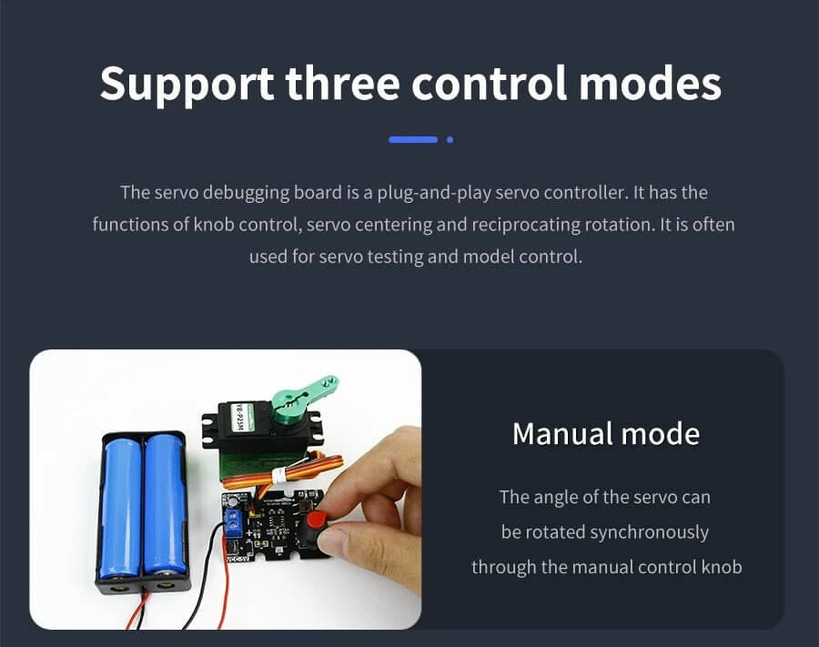 Single - channel Servo Debugging Board - Sun Cheong Computer Company Limited