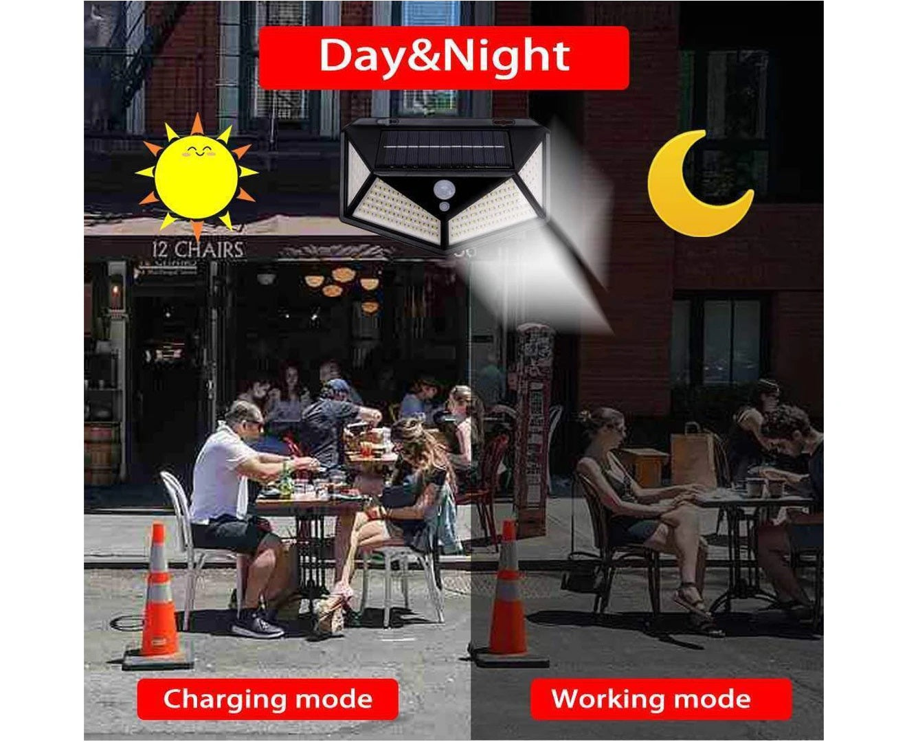 Solar Interaction Wall Lamp (114 LED)