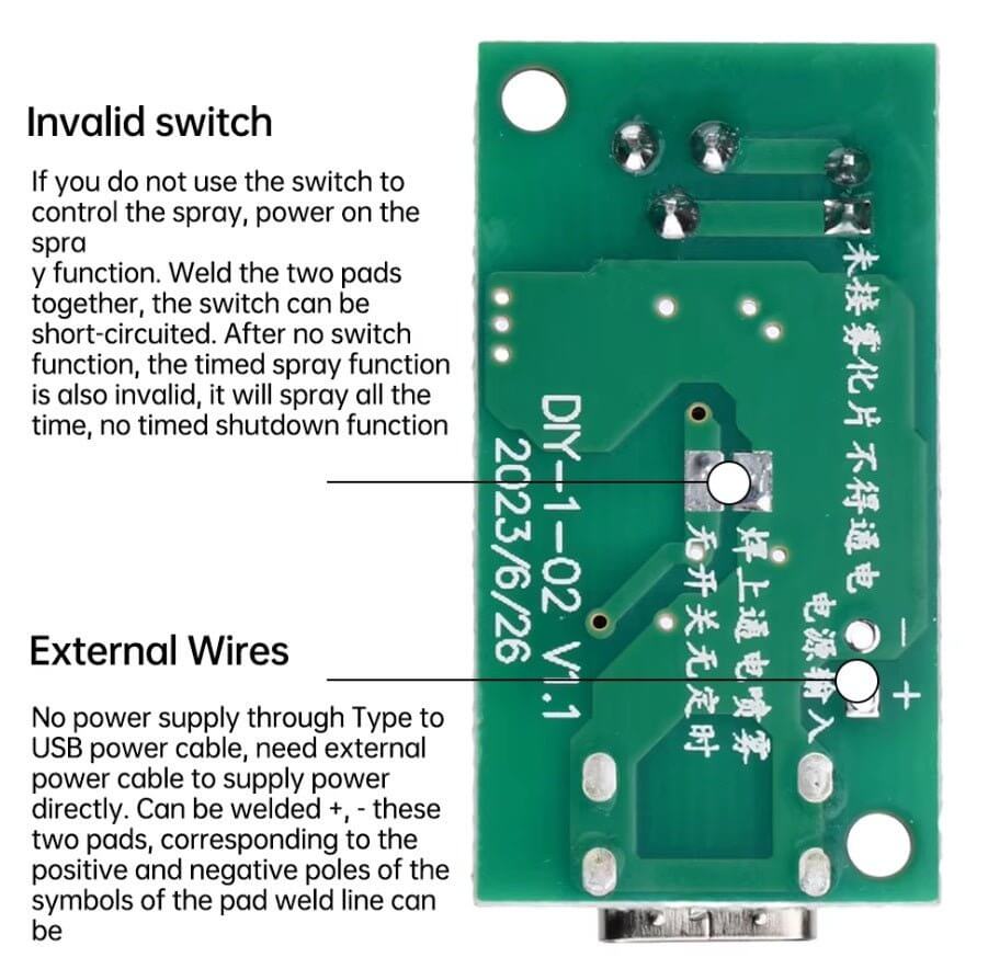 Type - c USB Mini Humidifier DIY Kits - Sun Cheong Computer Company Limited