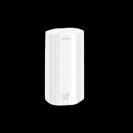 Tenda 5G01 AX1500 Wi-Fi 6 5G NR Router, compact design for high-speed internet connectivity.