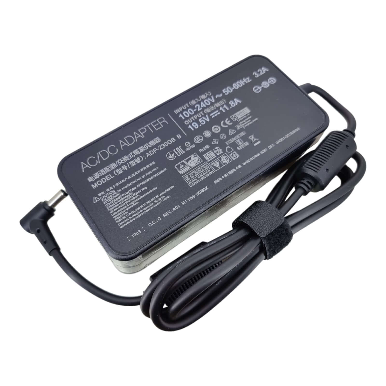ASUS 230W Laptop Charger - 19.5V 11.8A (6.0x3.7mm DC Tip) - Sun Cheong Computer Company Limited