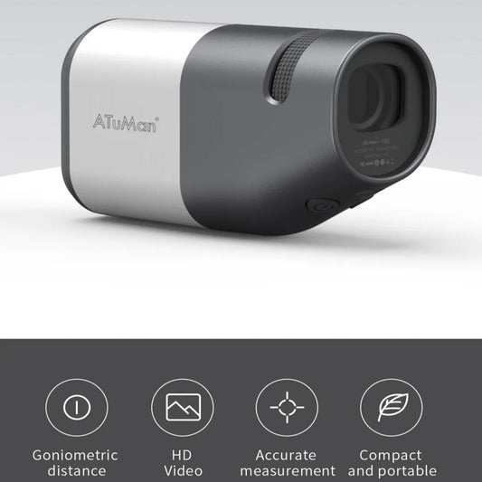 Atuman TR1 telescope and laser rangefinder, compact design for accurate measurement and HD video.