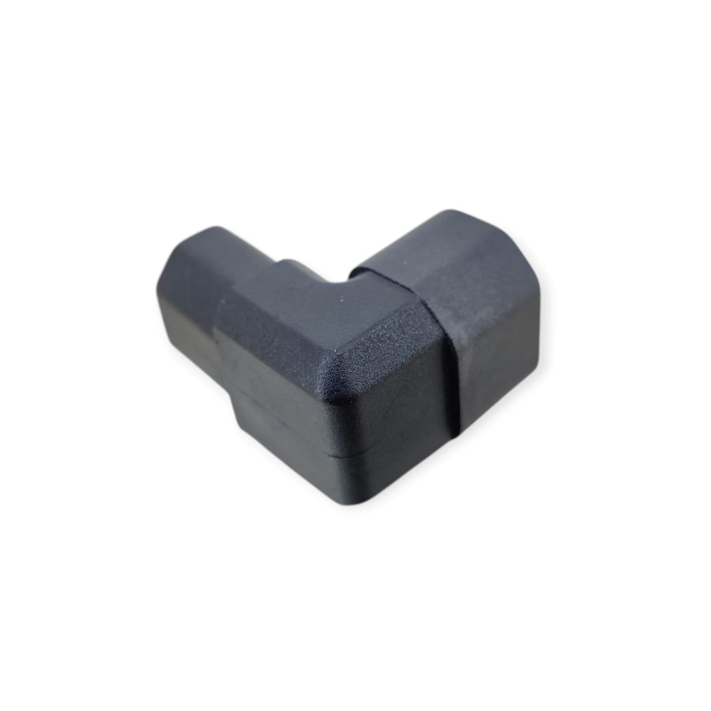 Back view of the 90 degree C14 to C13 power adapter