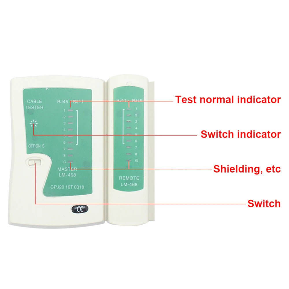 Serial Network Cable Tester RJ45 + RJ11 - Sun Cheong Computer Company Limited