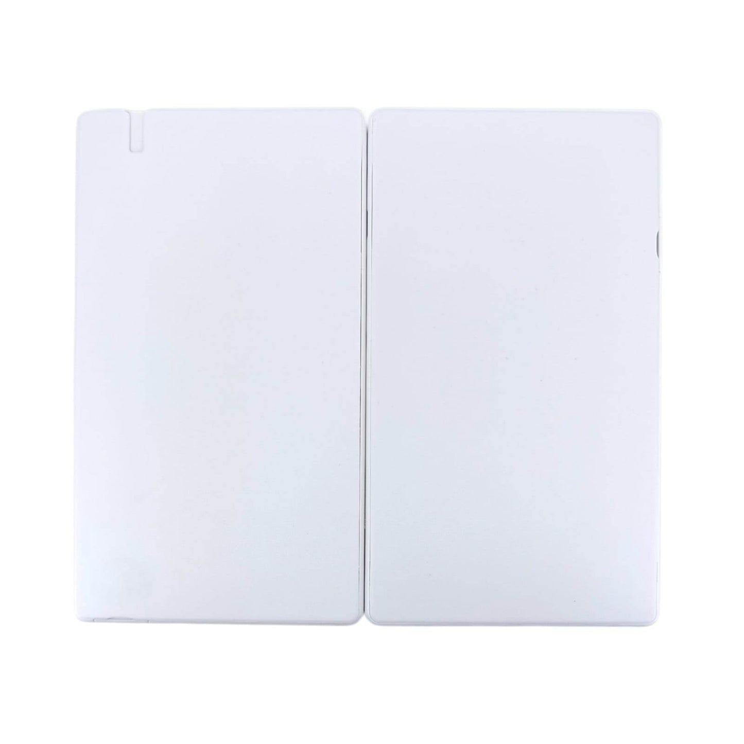 Foldable calculator and writing pad open view