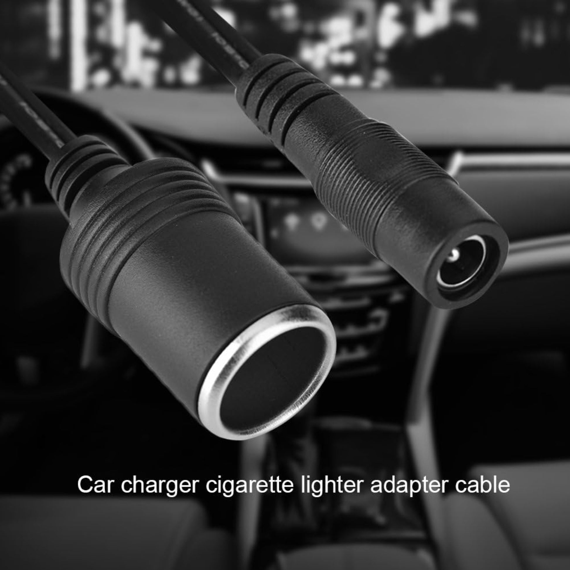 DC 5.5 x 2.1mm to car cigarette lighter adapter cable for easy charging