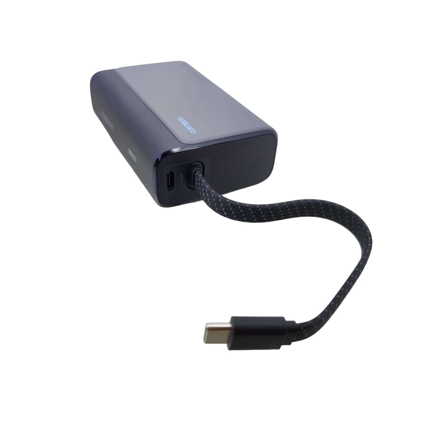 CUKTECH 10000mAh power bank CP133L with integrated Type-C fast charging cable.