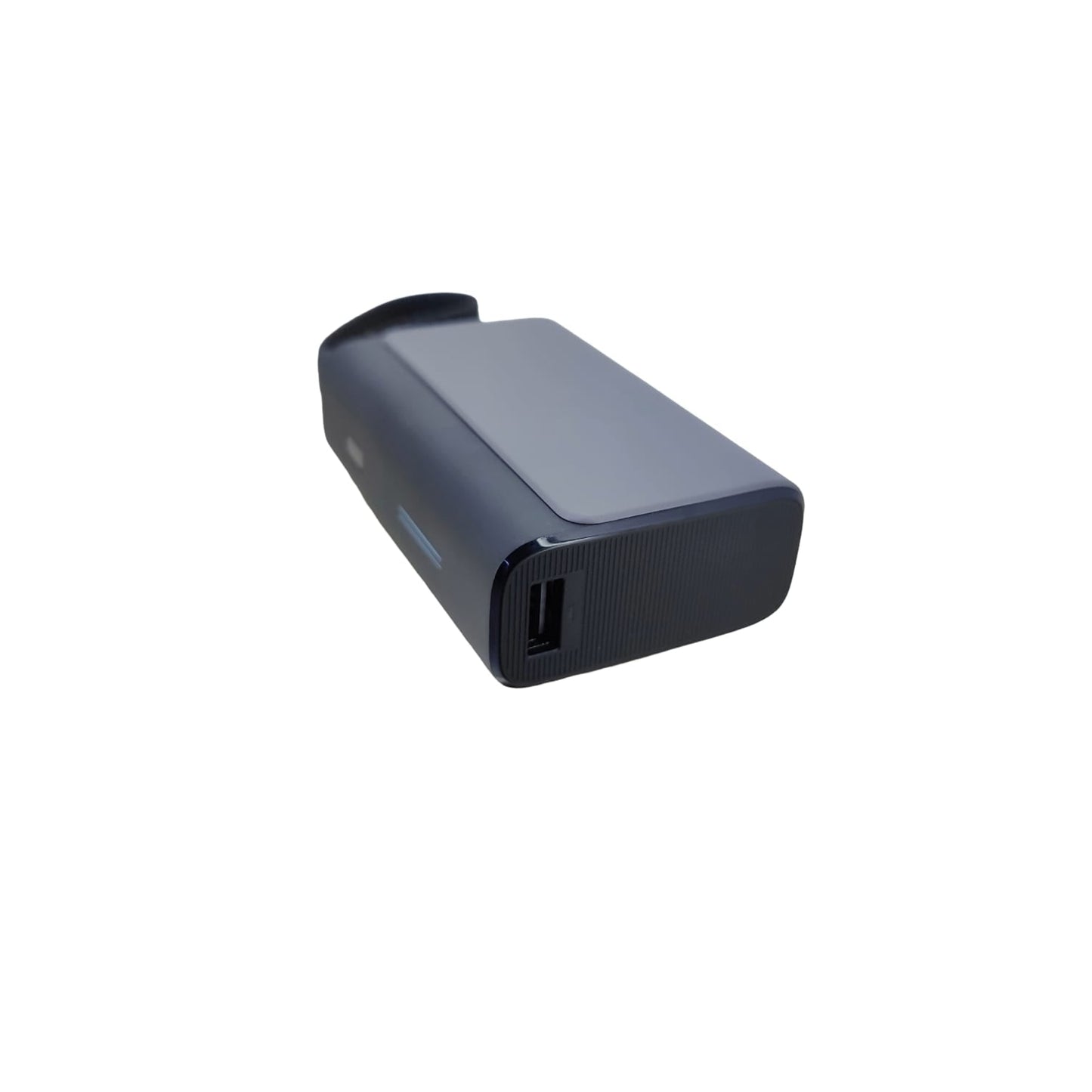 Side view of the CUKTECH LPB100 power bank focusing on the USB-A output port.