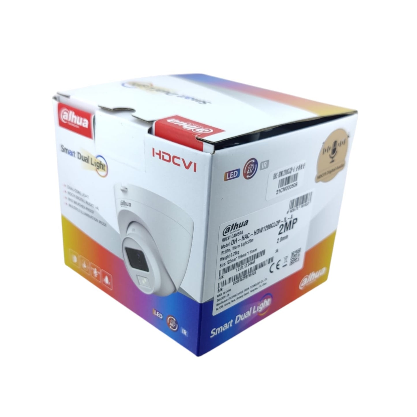 Dahua HDCVI Camera with Built-in High Fidelity Microphone