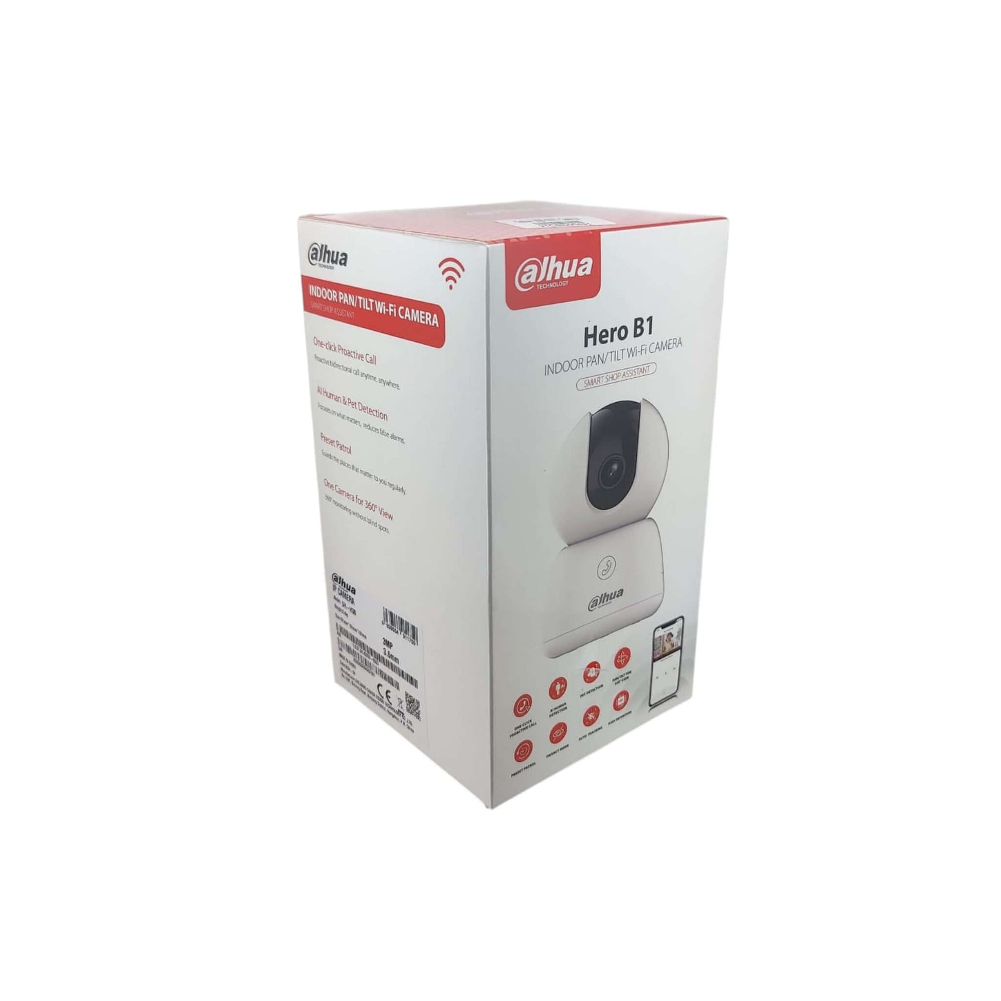 Dahua Hero 81 security camera packaging on a white background