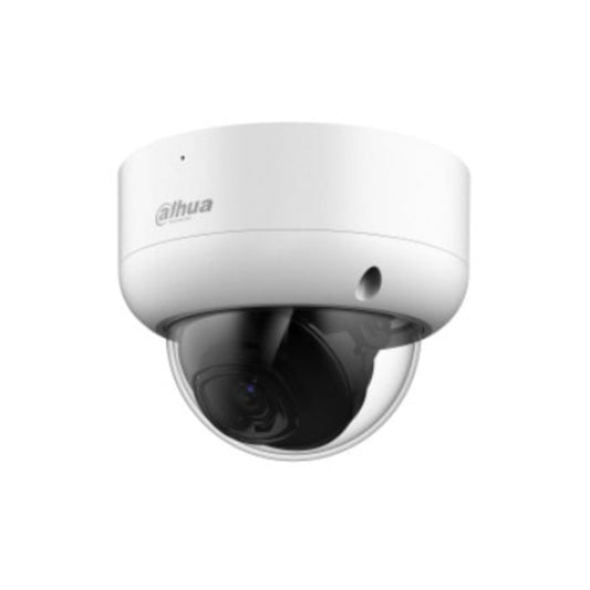 Angled view of the Dahua 2MP HDCVI Dome Camera, model DH-HAC-HDBW1231EAP-A, white housing.