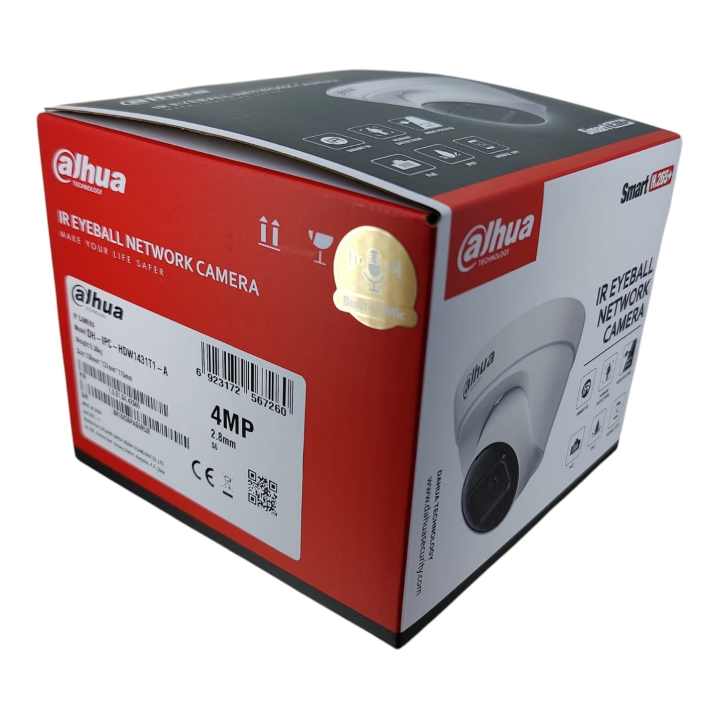 Retail packaging of Dahua DH-IPC-HDW1431T1-A network camera