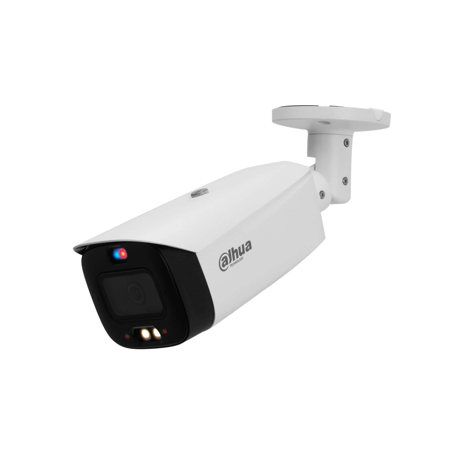 Side view of Dahua IPC-HFW3849T1-AS-PV 8MP WizSense camera, featuring smart dual light.