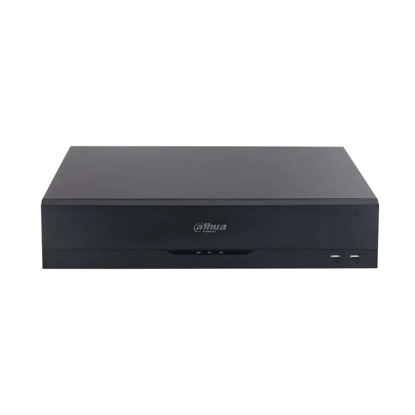 Dahua NVR4832-EI 32-channel WizSense Network Video Recorder. Front view, showing Dahua logo and two USB ports.