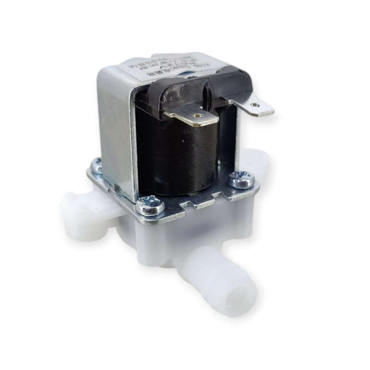 DC 12V electric solenoid valve for water and air control, featuring a sturdy design and reliable normally closed operation.