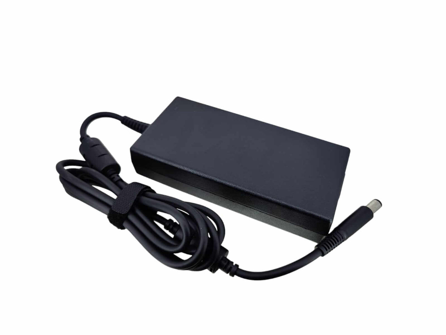 DELL 180W laptop charger with power cable, designed for various DELL laptop models, including Alienware.