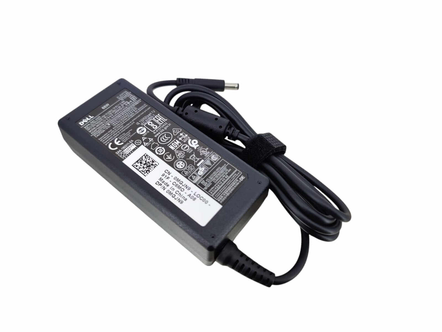 DELL 65W laptop charger with 4.5*3.0mm round connector, ideal for Inspiron, Latitude, and Vostro laptops.