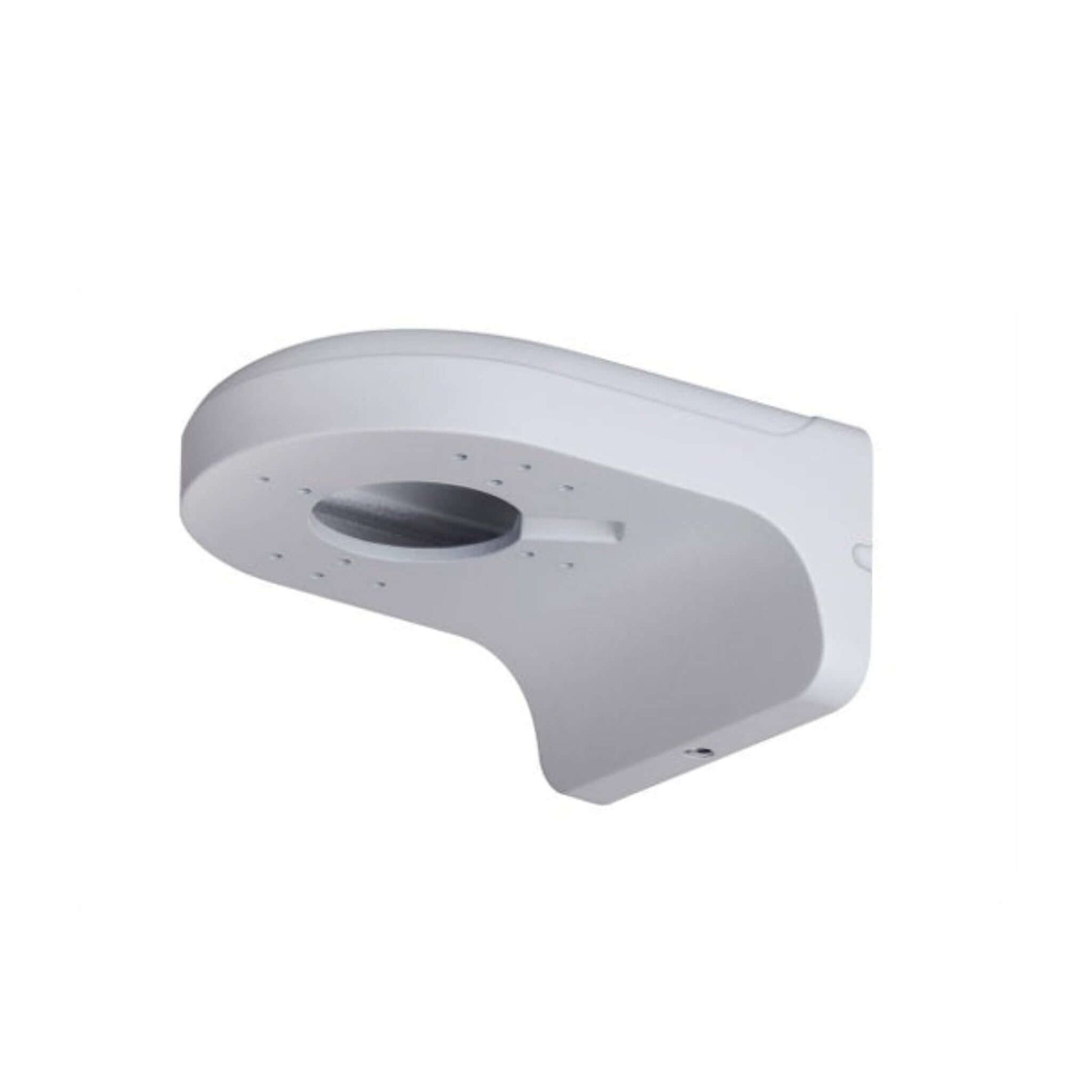 Front view of the DH-PFB204W water-proof wall mount bracket, ideal for outdoor camera installations.