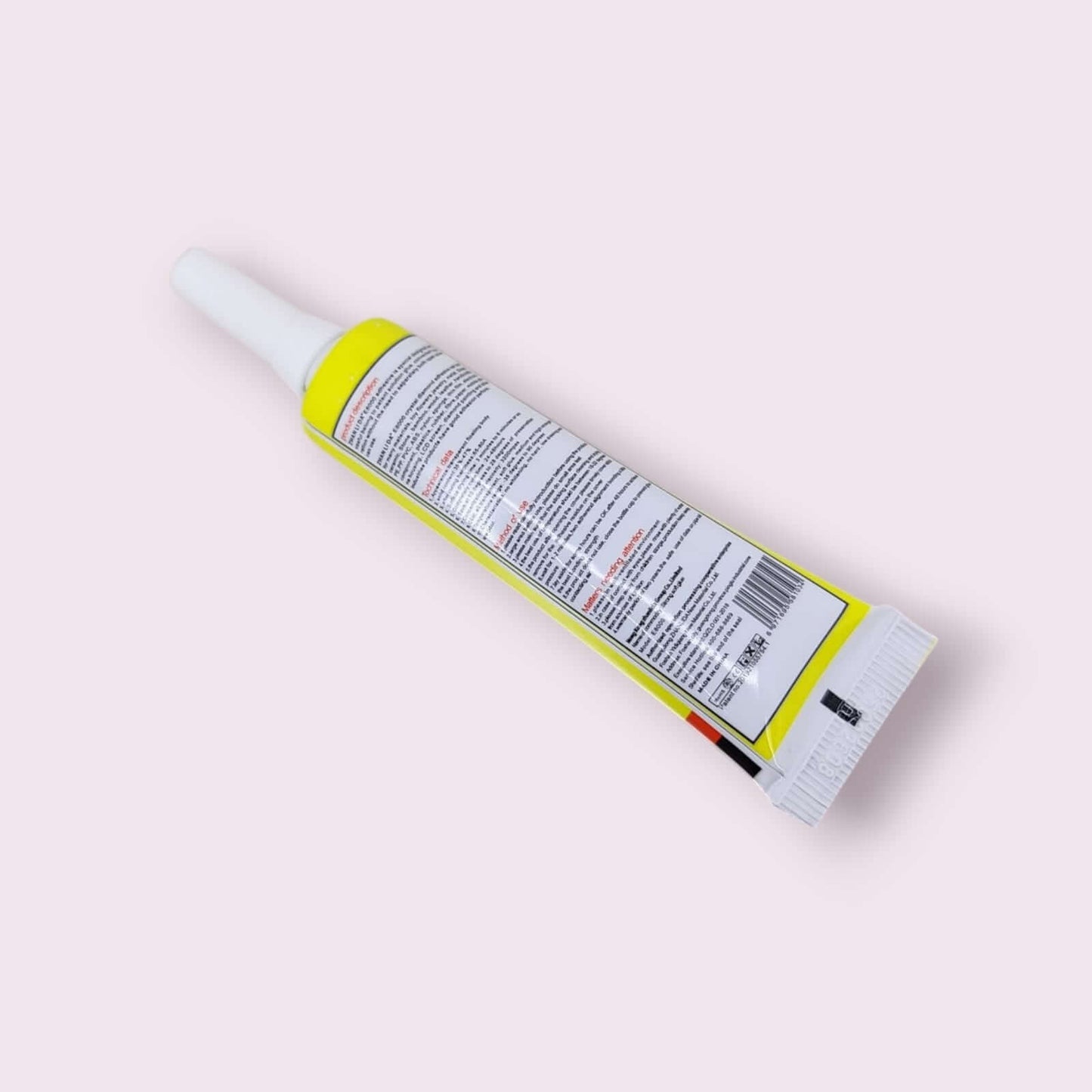 E8000 Multi-Purpose Adhesive Glue 15ml tube with instructions, ideal for phone screen repair and DIY projects.