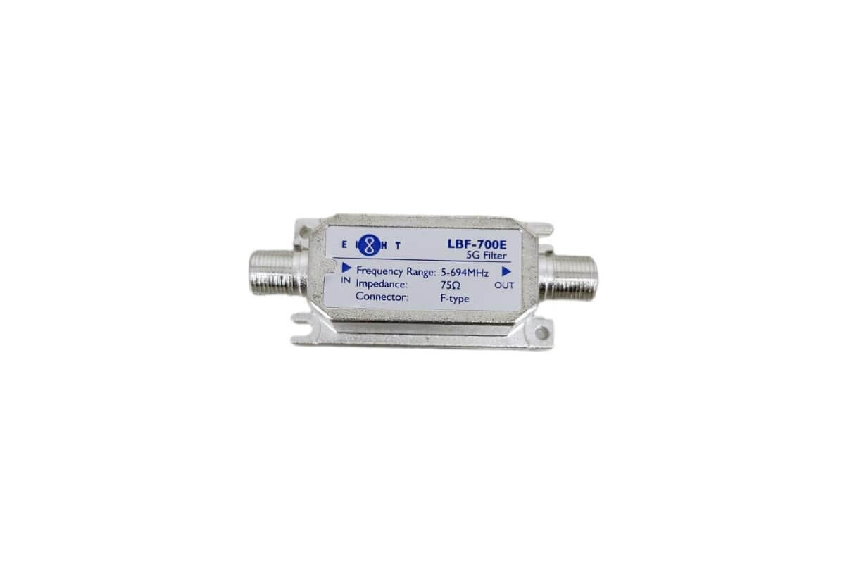 EIGHT LBF - 700E Indoor 5G/LTE Bandpass Filter for TV Antenna - Sun Cheong Computer Company Limited