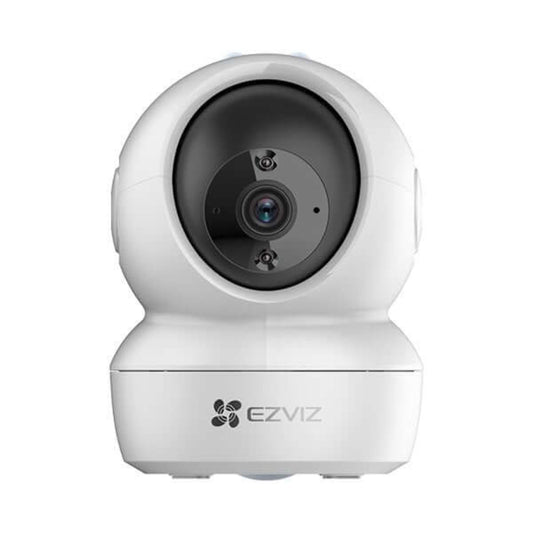 EZVIZ H6C Pro 1080P indoor camera with pan/tilt feature for home security and pet monitoring.