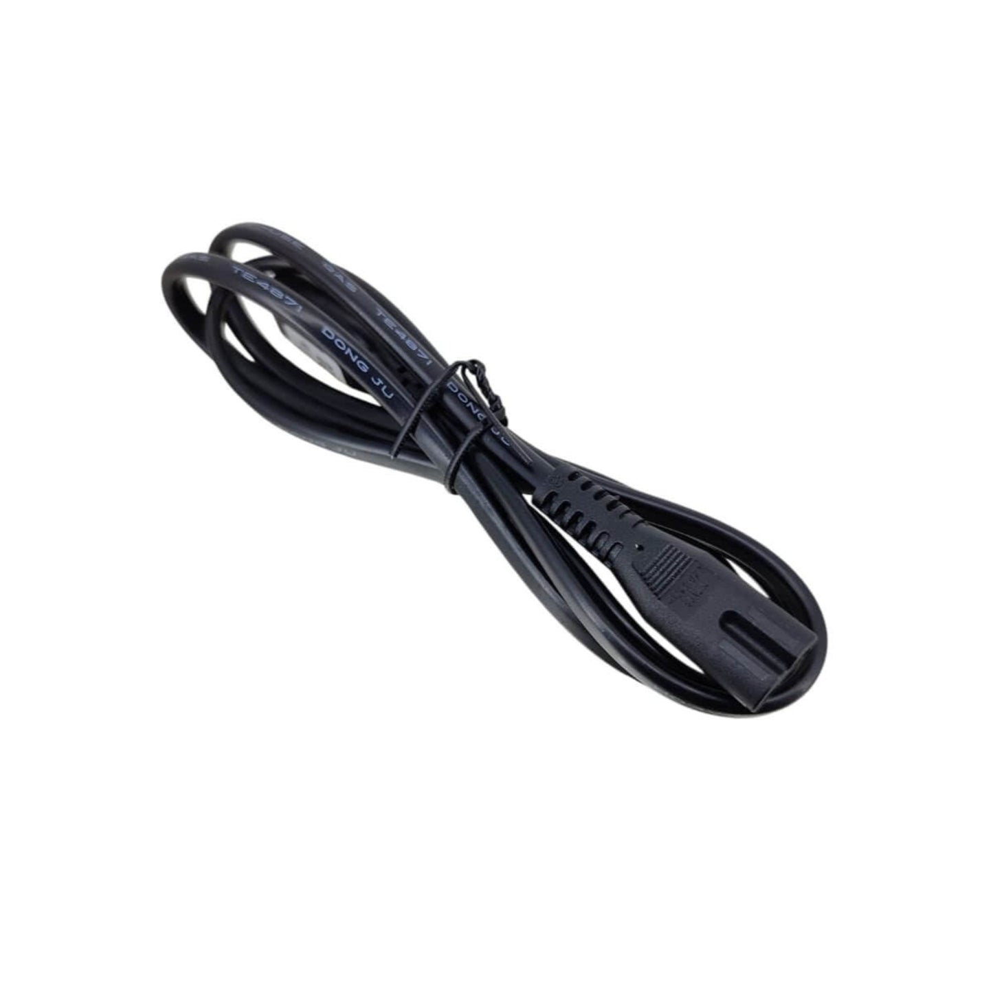 1 meter Figure 8 extension power cable with C8 male and C7 female connectors, ideal for extending power to electronics.