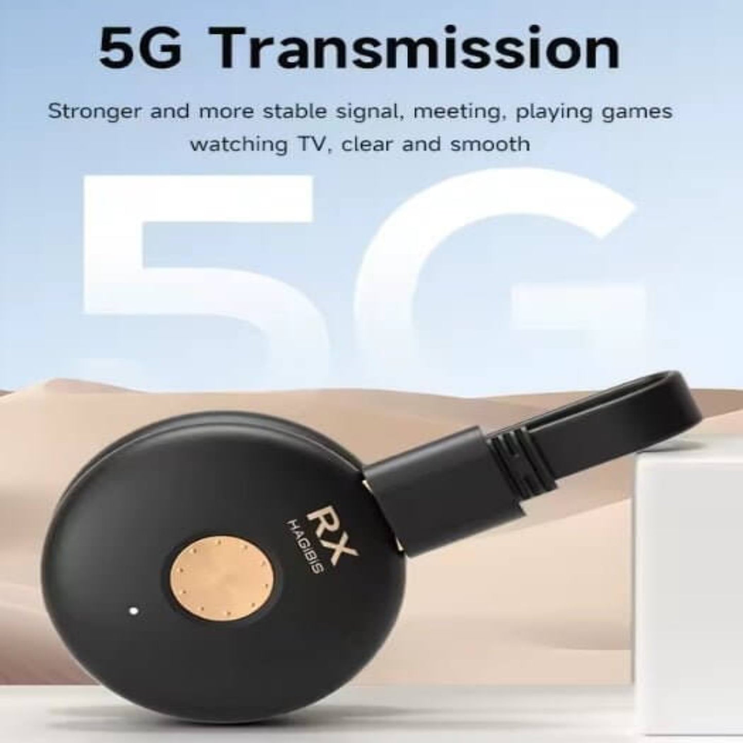 Hagibis G10W Pro wireless HDMI extender with 5G transmission for clear and smooth viewing experience.