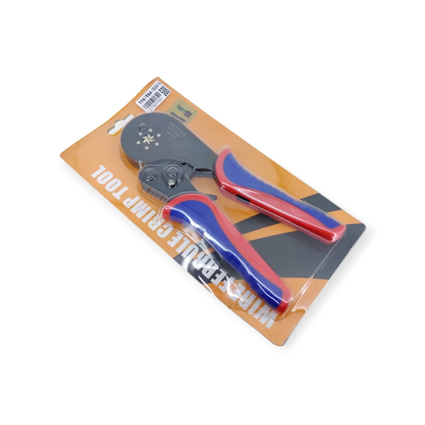 The HSC12 16-6 wire ferrule crimp tool shown in its retail blister packaging.